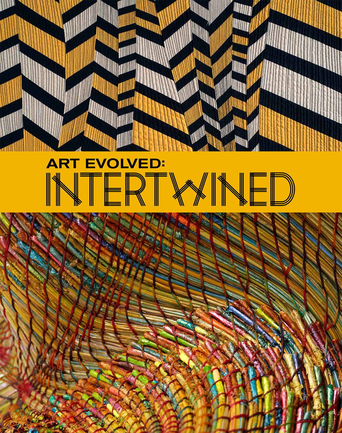 Art Evolved Intertwined (exhibition catalog) SAQA Studio Art Quilt Associates